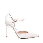 Tacchi in vernice con cinturino<BR/> G40378.15RIC.VEROFFW VERNICEOFFWHITE GIANVITO ROSSI 