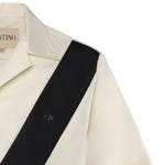 Camicia bowling in popeline di cotone 8V3AAV11 B570AN VALENTINO GARAVANI 