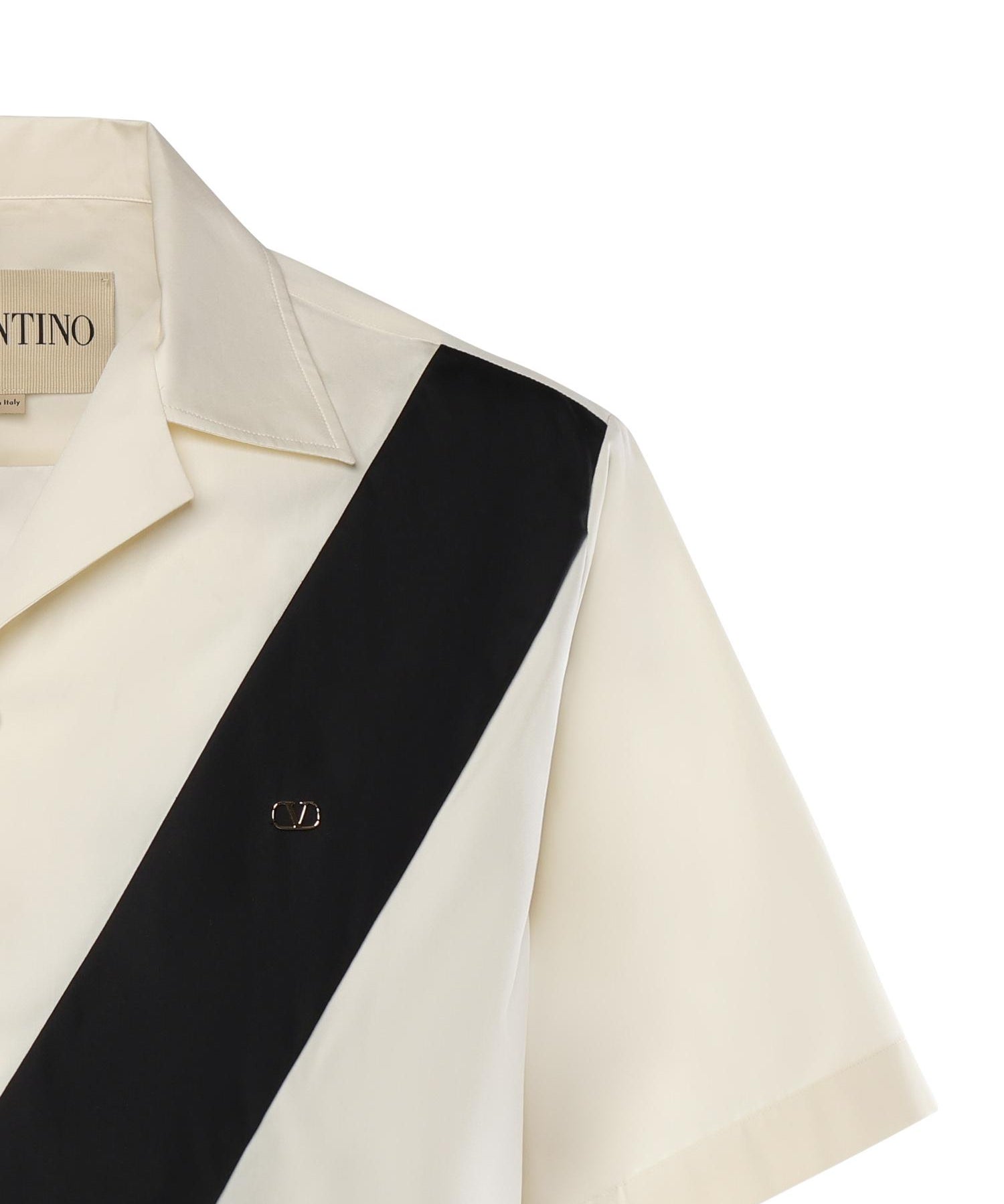 Camicia bowling in popeline di cotone 8V3AAV11 B570AN VALENTINO GARAVANI 