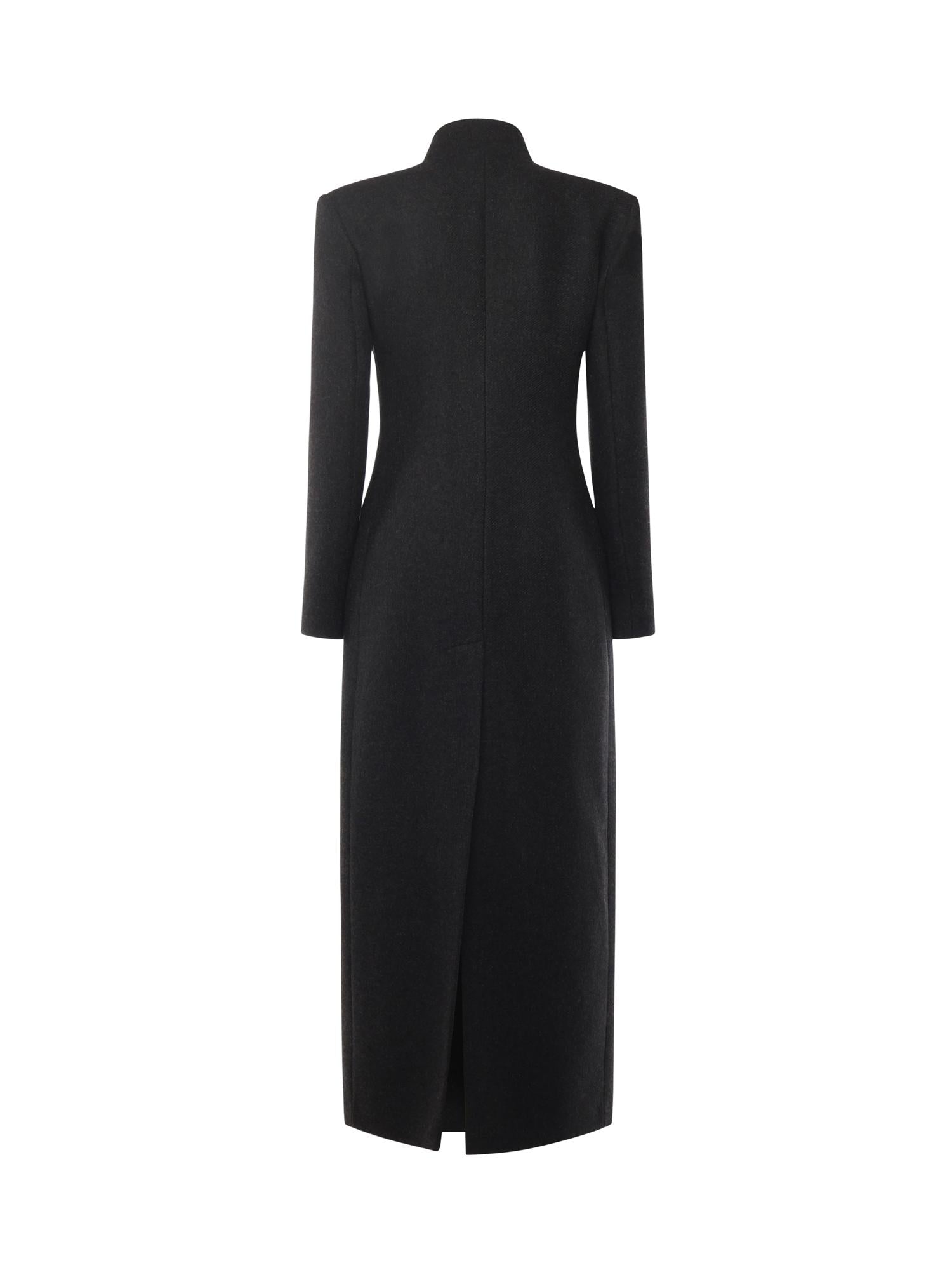 Cappotto lungo in panno 106123 A30GI84 PINKO 