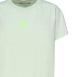 T-shirt in cotone con logo circolare 6J0273 3SPY533442 STELLA McCARTNEY 