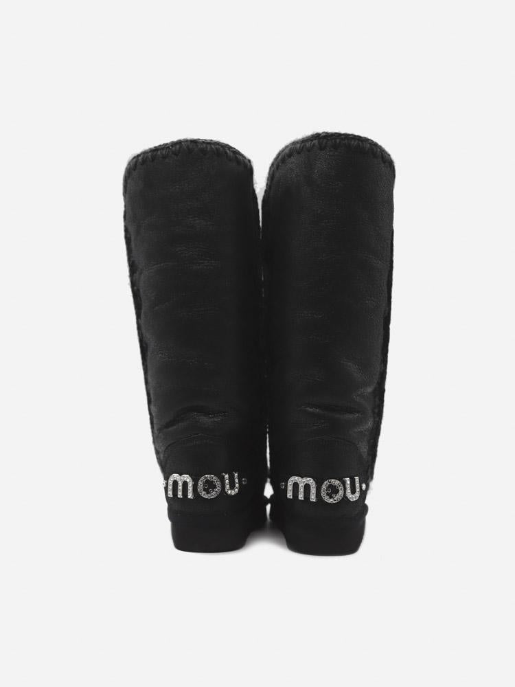 Stivali Eskimo 40 rhinestones logo MUFW101052B CBKG MOU 