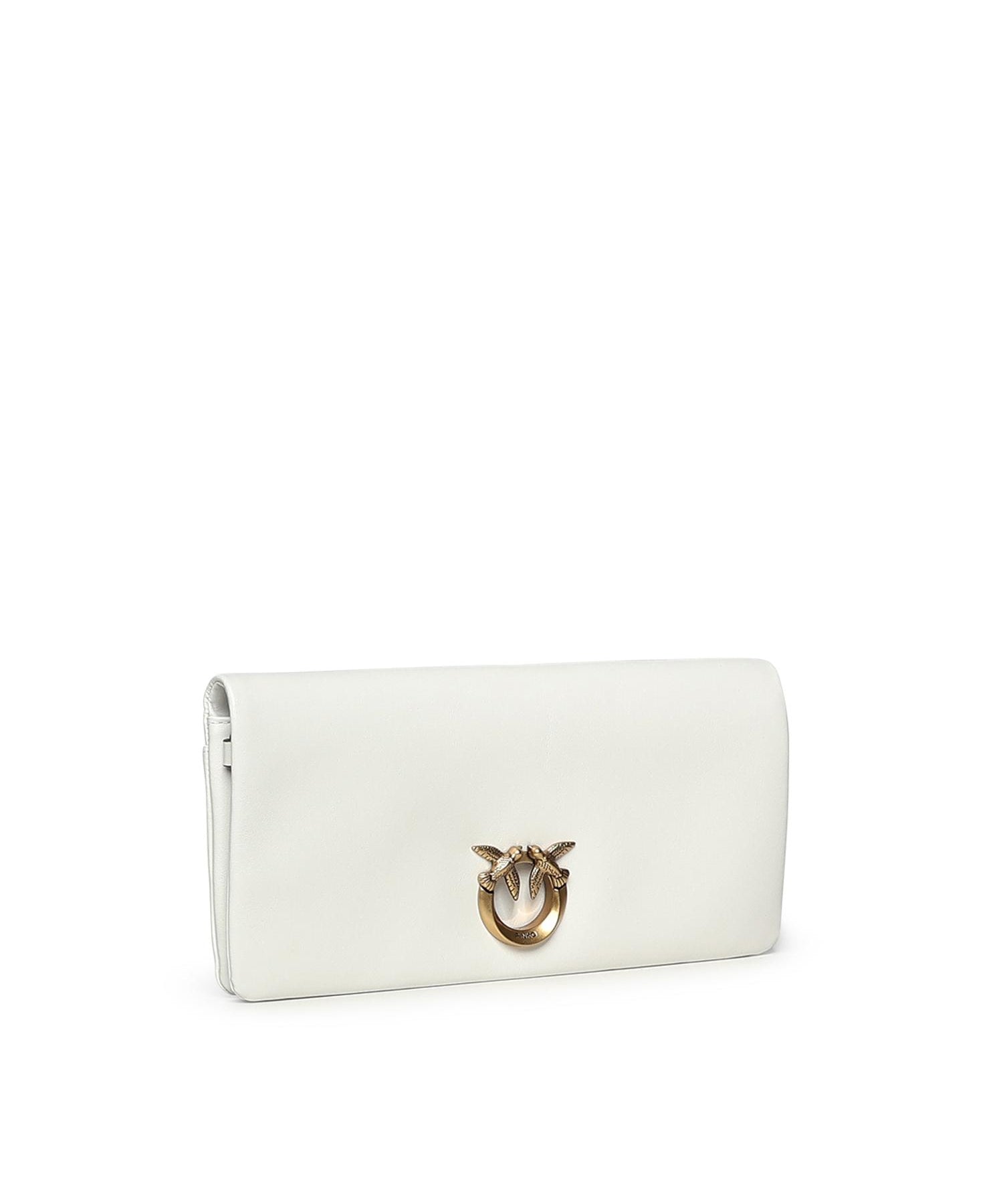 Pochette Love Bag Click Soft Horizontal in pelle 106022 A0QOZ15Q PINKO 