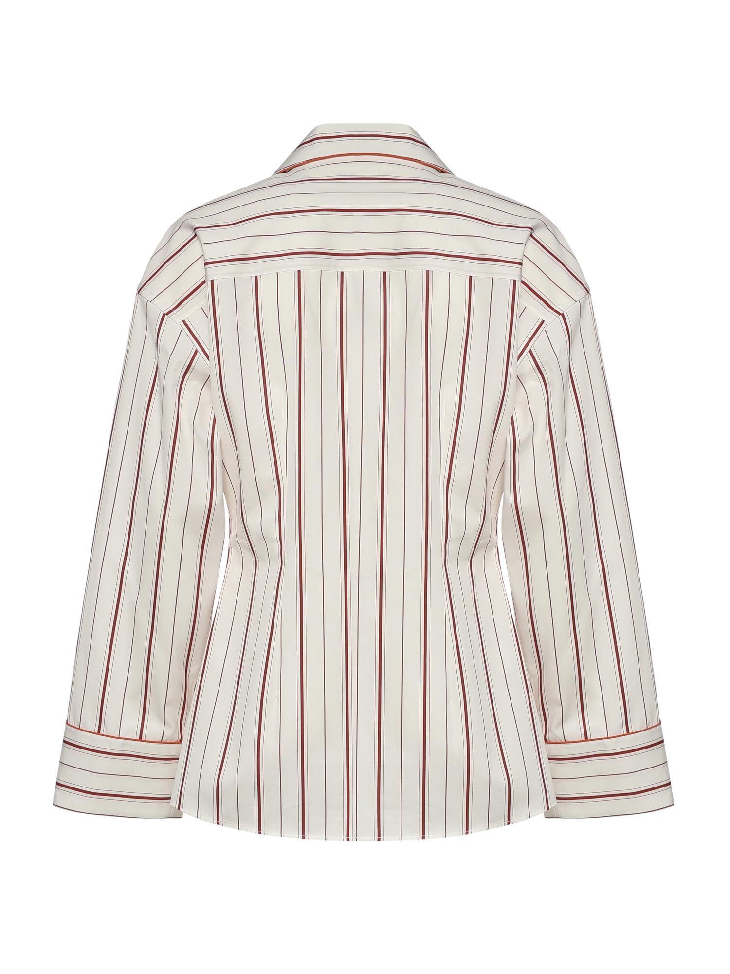 Camicia a righe in popeline F5U71T FR51TS8053 DOLCE & GABBANA 