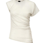 Maglia asimmetrica jersey 104652 A2CLI12 PINKO 