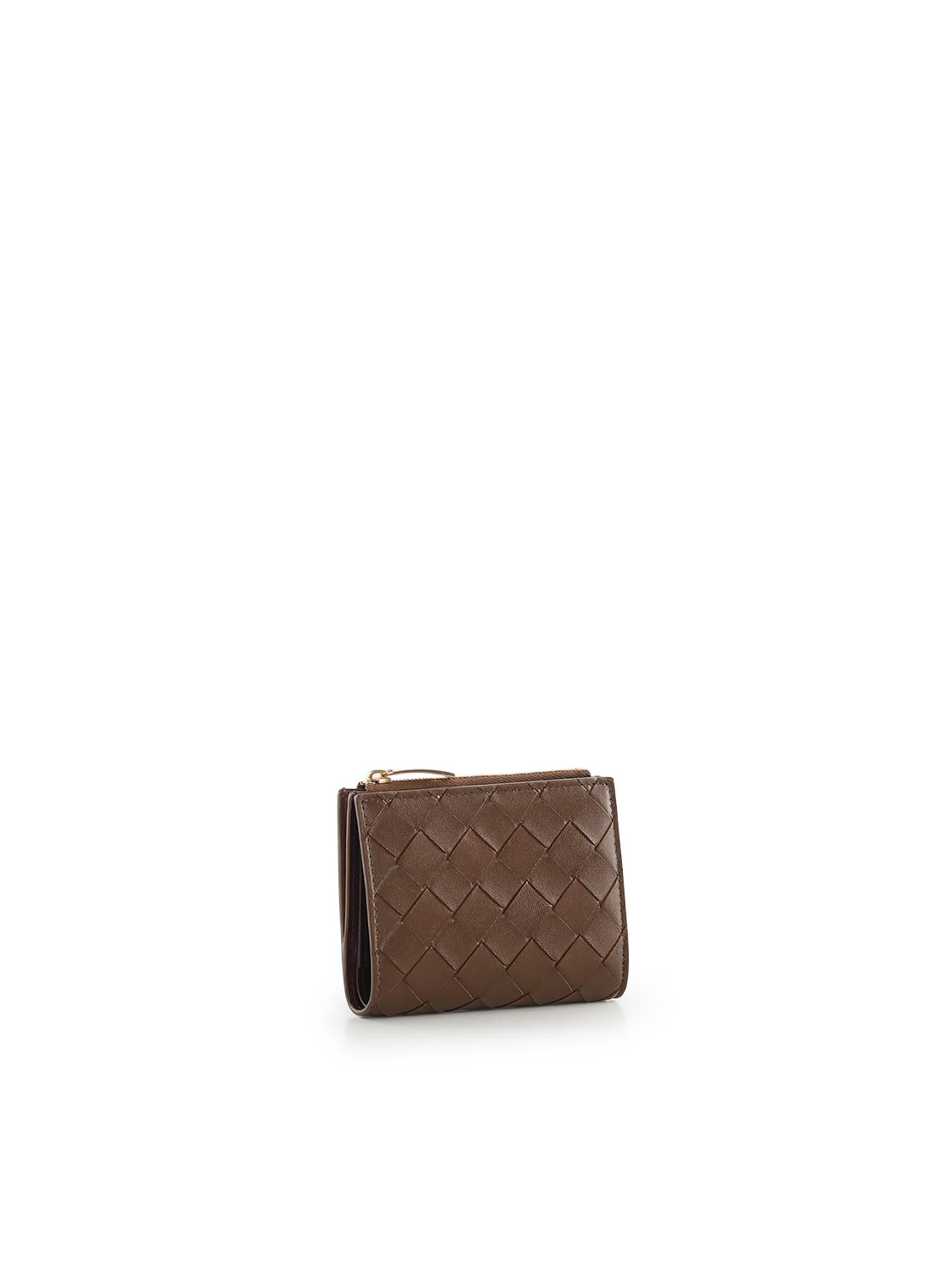 Portafoglio Intrecciato bi-fold piccolo 742330 V2ZL32827 BOTTEGA VENETA 
