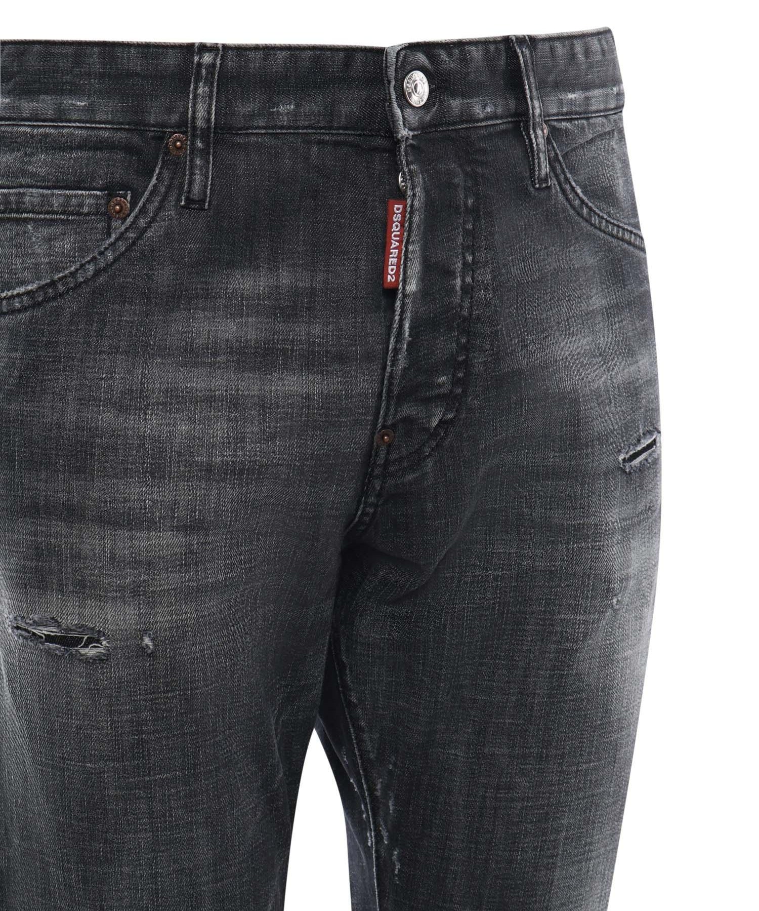 Jeans in denim di cotone stretch S74LB1910 S30357900 DSQUARED2 