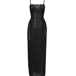 Abito lungo Vannie 256610 BLACK CHARO RUIZ 