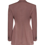 Giacca in lana e lino mélange 861430 V6DL05117 BOTTEGA VENETA 