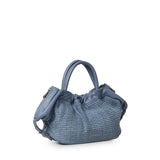 Borsa Ruffle con logo BIBP9E702P DENIM BIASIA 