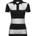 Polo a righe COPJS115F5028 BLACK COPERNI 