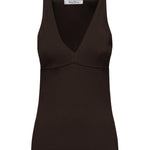 Top smanicato in viscosa 2511361313600 010 MAX MARA 