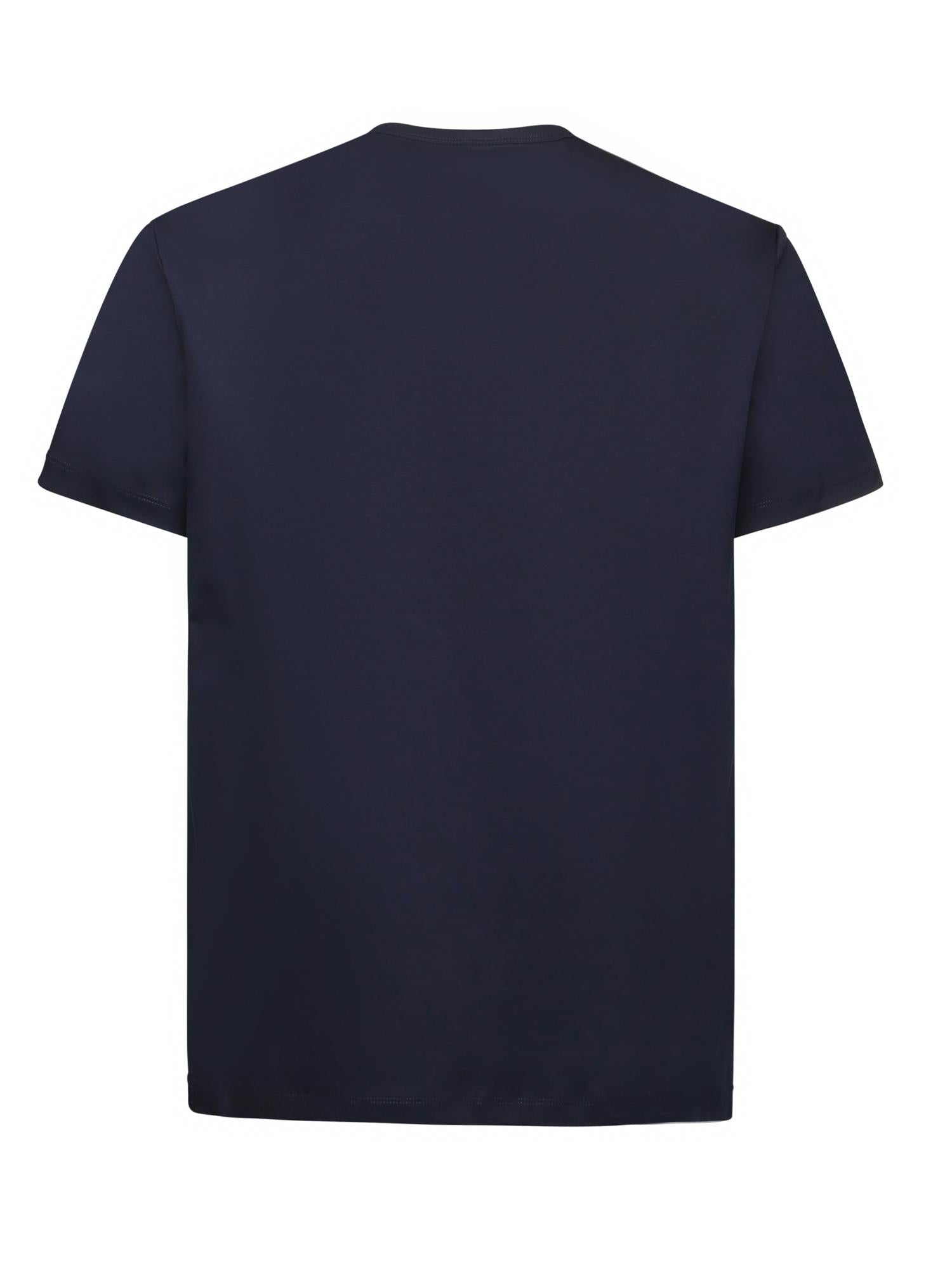 T-shirt in jersey di cotone con taschino T45101 07 SUN 68 