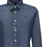 Camicia in denim con logo 211969458 001 POLO RALPH LAUREN 