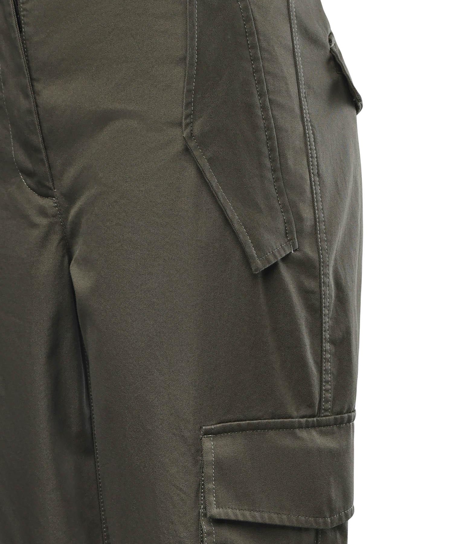 Pantaloni cargo in gabardine con finiture Check 8118420 C1220 BURBERRY 