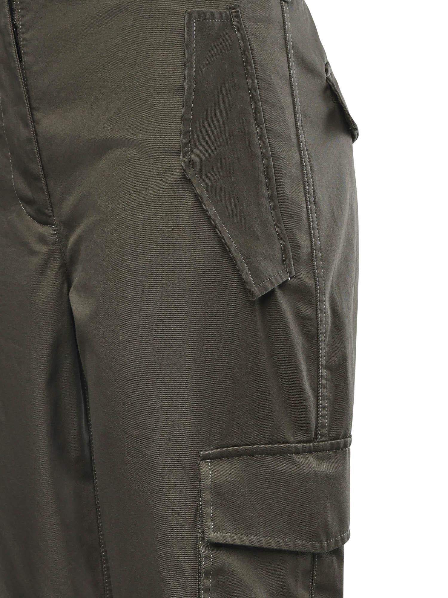 Pantaloni cargo in gabardine con finiture Check 8118420 C1220 BURBERRY 