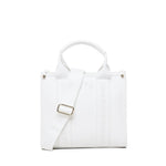 Borsa tote con ricamo 73BS7HD02 ECHO 73 BIANCO V° 73 