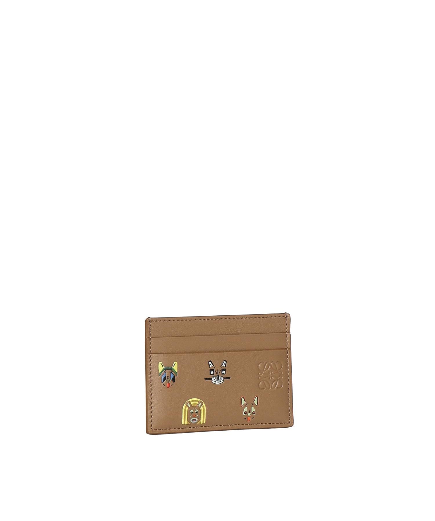 Portacarte Cats in pelle di vitello C643322X47 9579 LOEWE 