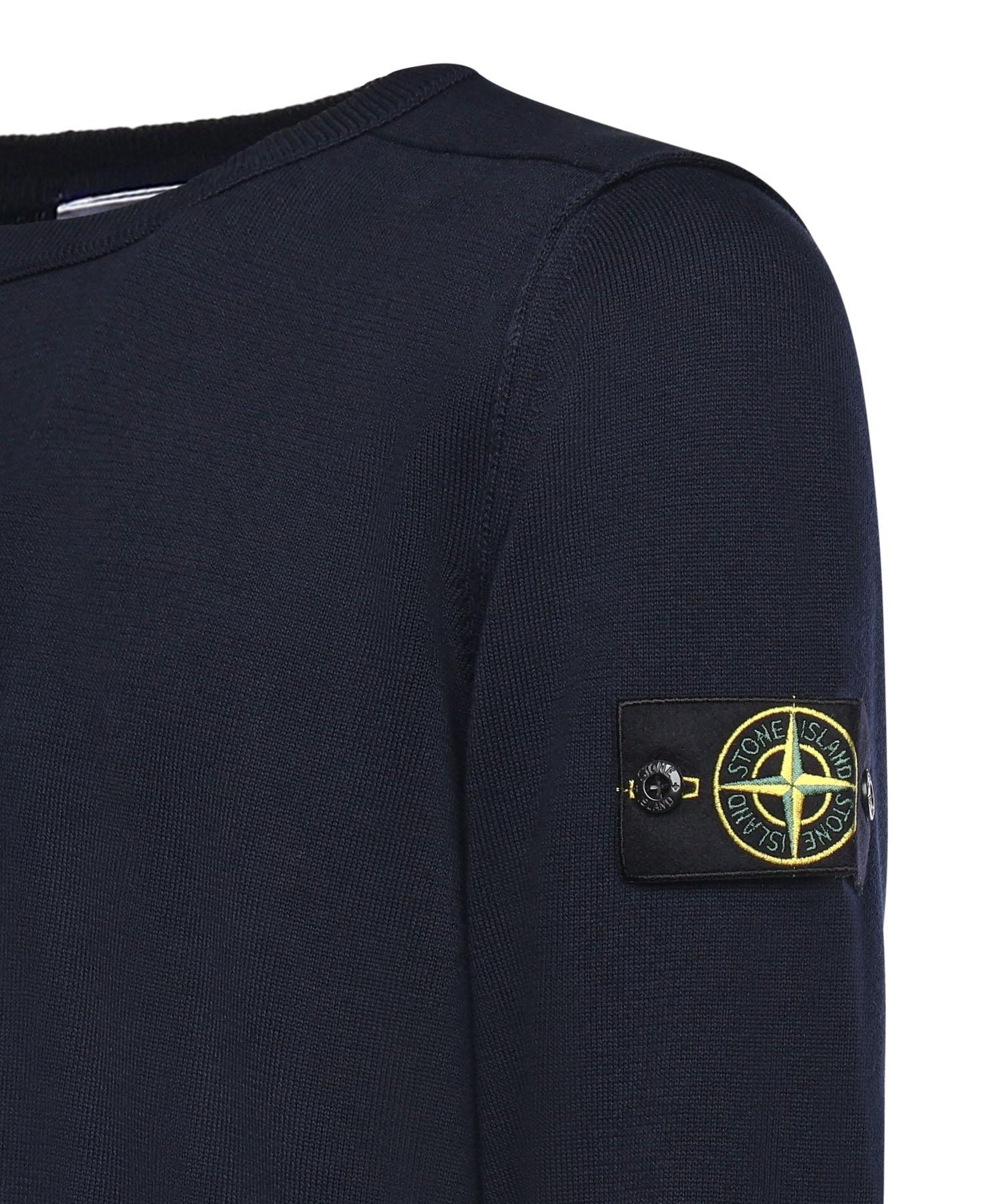 Maglione in cotone con logo L1S155100053 S00B2V0020 STONE ISLAND 