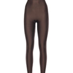 Leggings Holly 80's in lycra lucida T190412A TJP062DARK BROWN THE ANDAMANE 