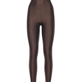 Leggings Holly 80's in lycra lucida T190412A TJP062DARK BROWN THE ANDAMANE 