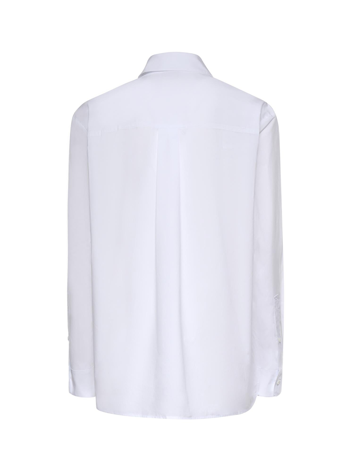 Camicia boxy in popeline 106248 A32LZ04 PINKO 