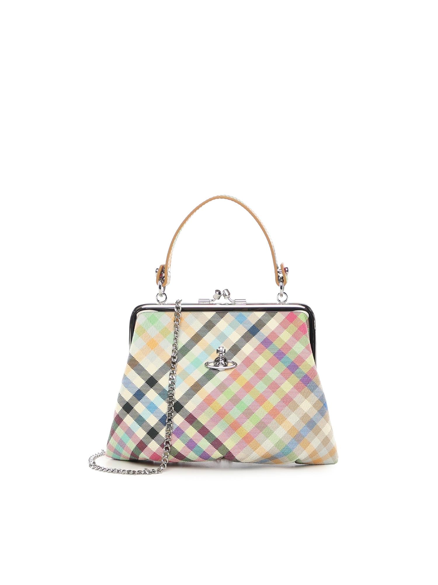 Borsa Granny Frame con logo 4B010007W S001SO315 VIVIENNE WESTWOOD 