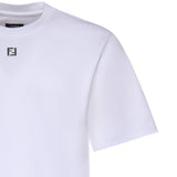 T-shirt in cotone con logo FY0936 ARYYF0QA0 FENDI 