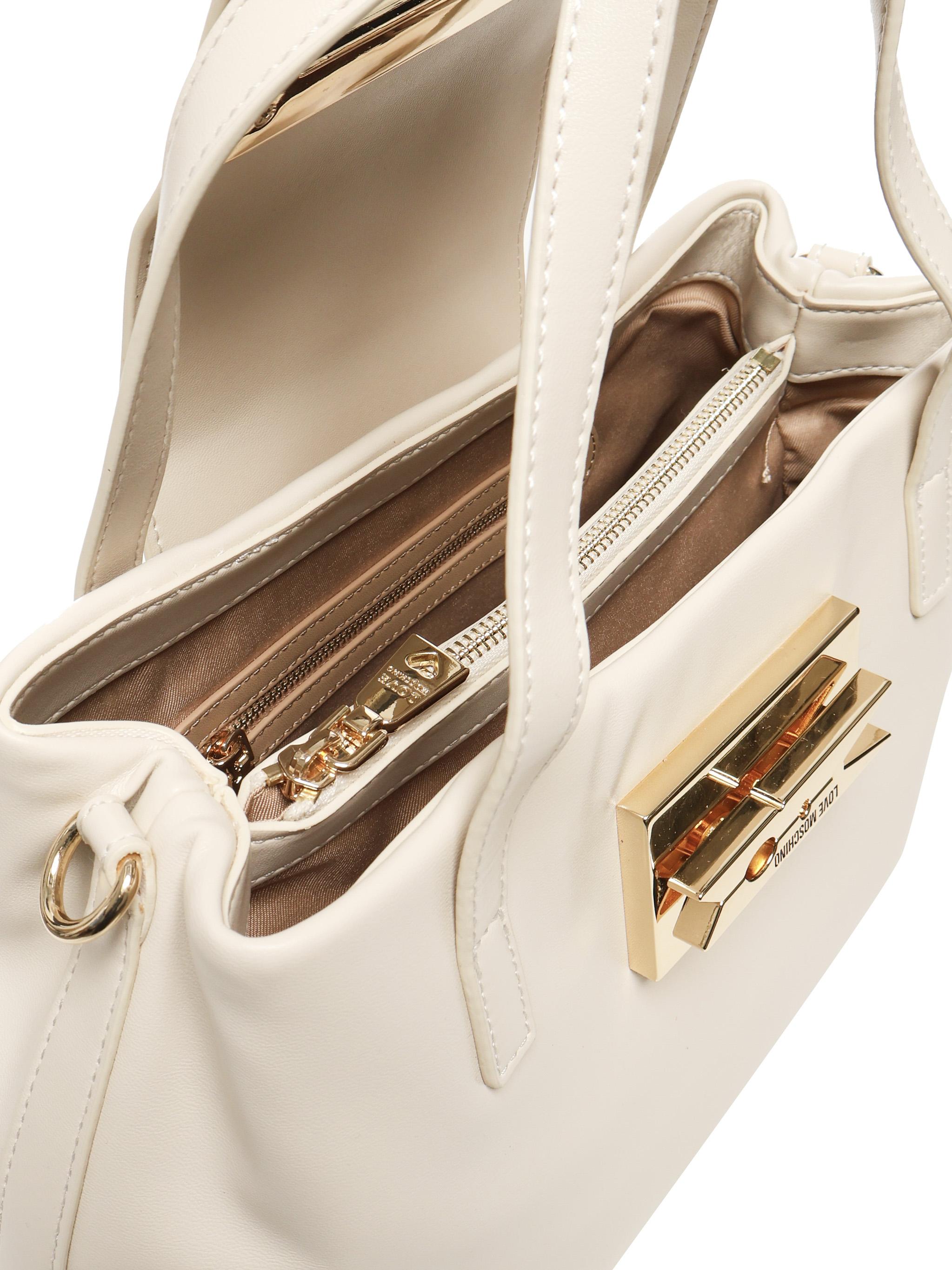 Borsa Tote Clothespin JC4163PP1MLM0 110 LOVE MOSCHINO 