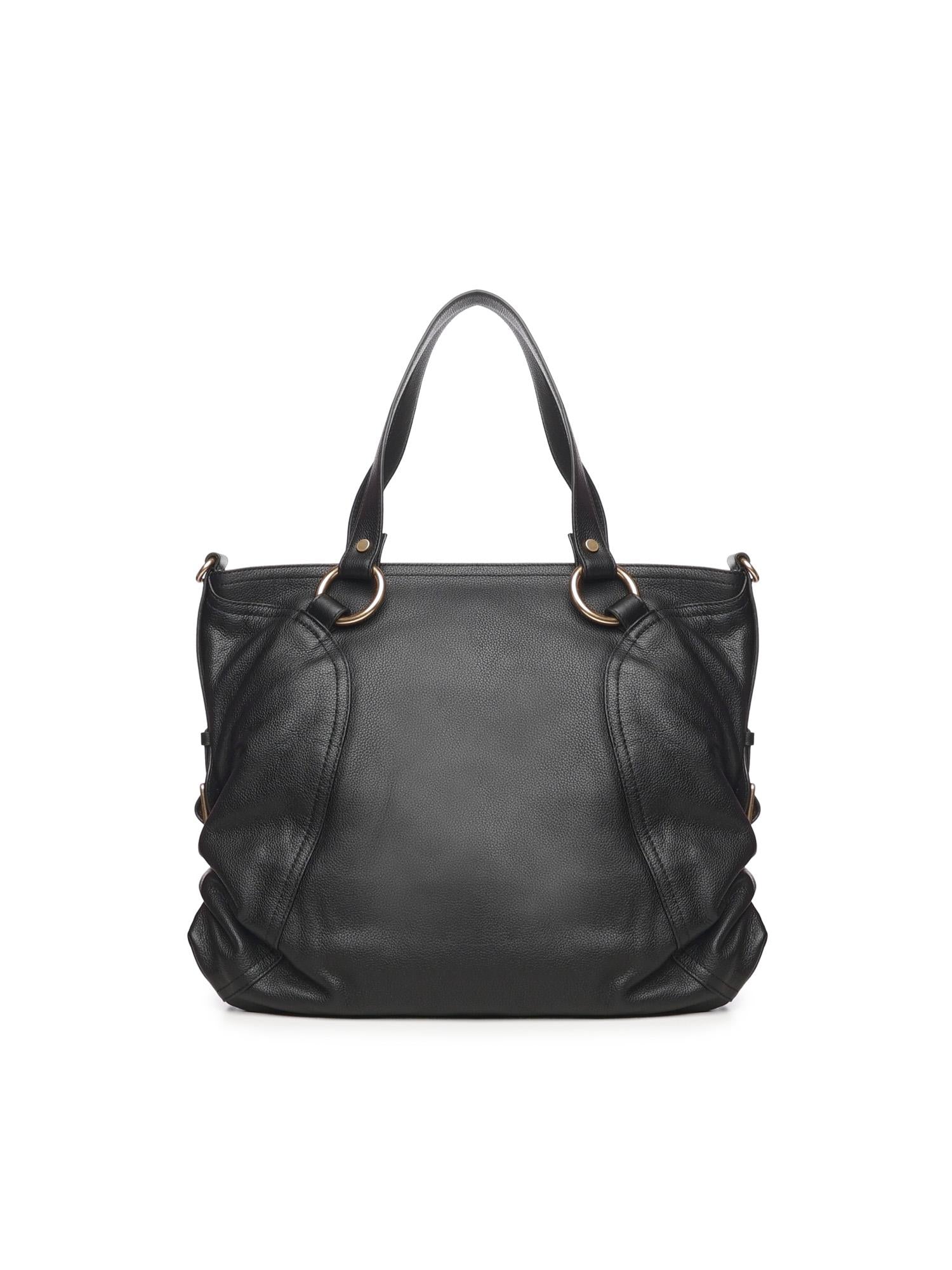 Borsa shopper Weave in pelle BIBP9E601 NERO BIASIA 