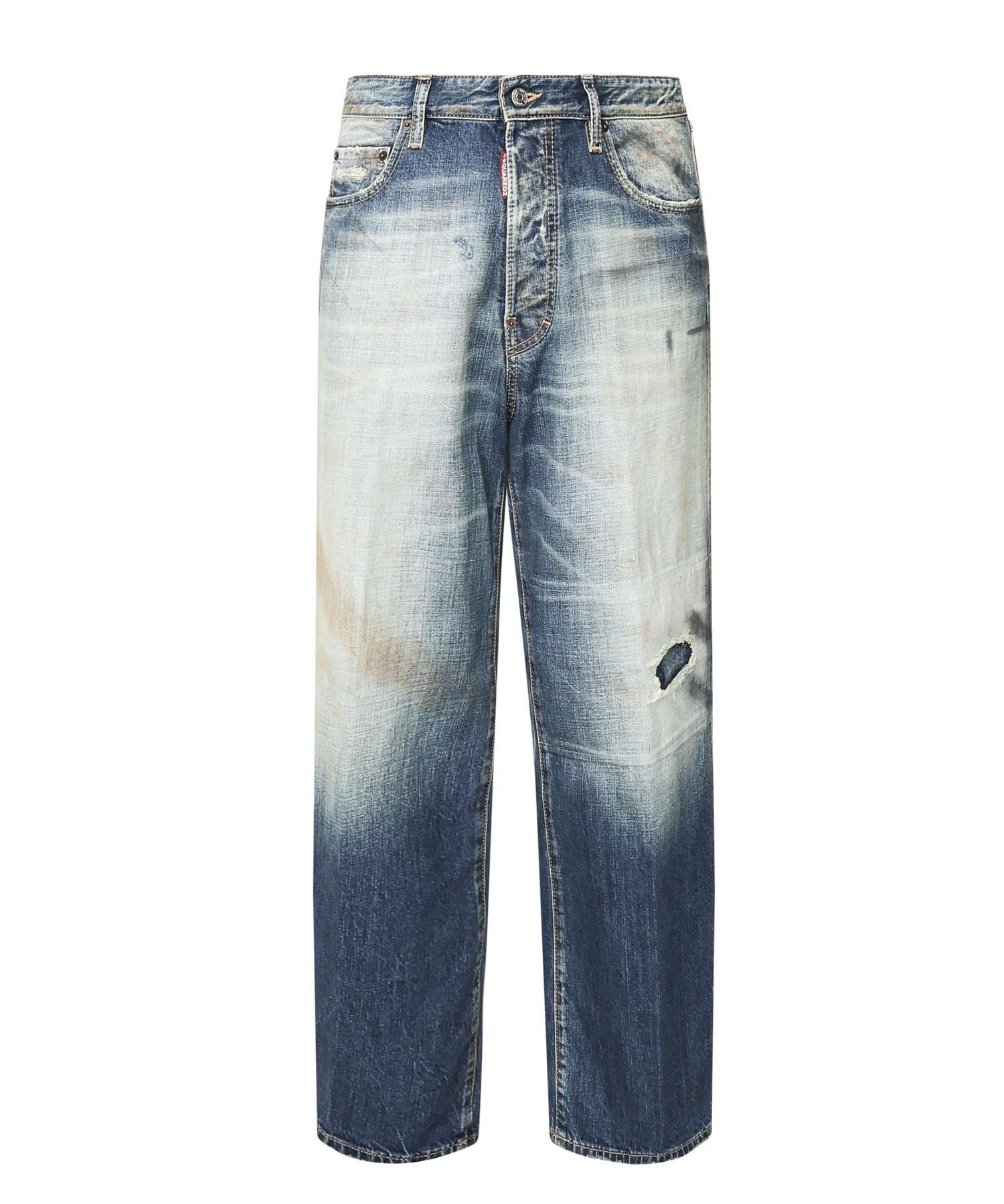 Jeans distressed con logo S74LB1759 D30011470 DSQUARED2 