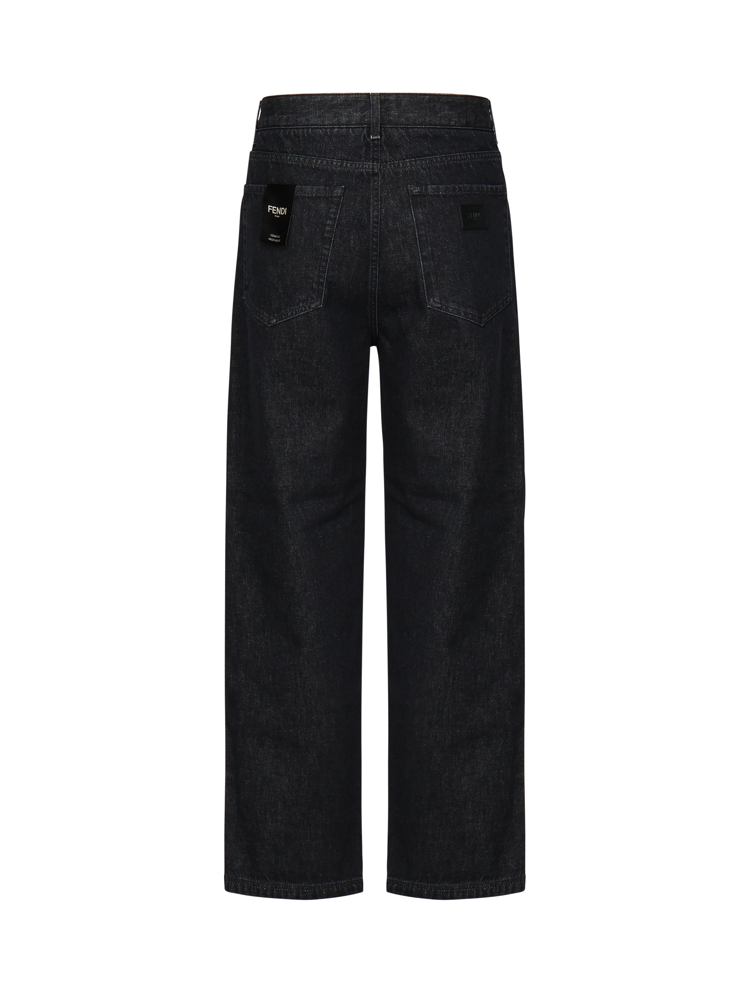 Jeans Denim FF Jacquard<BR/> FLP285 ATK3F0QA1 FENDI 