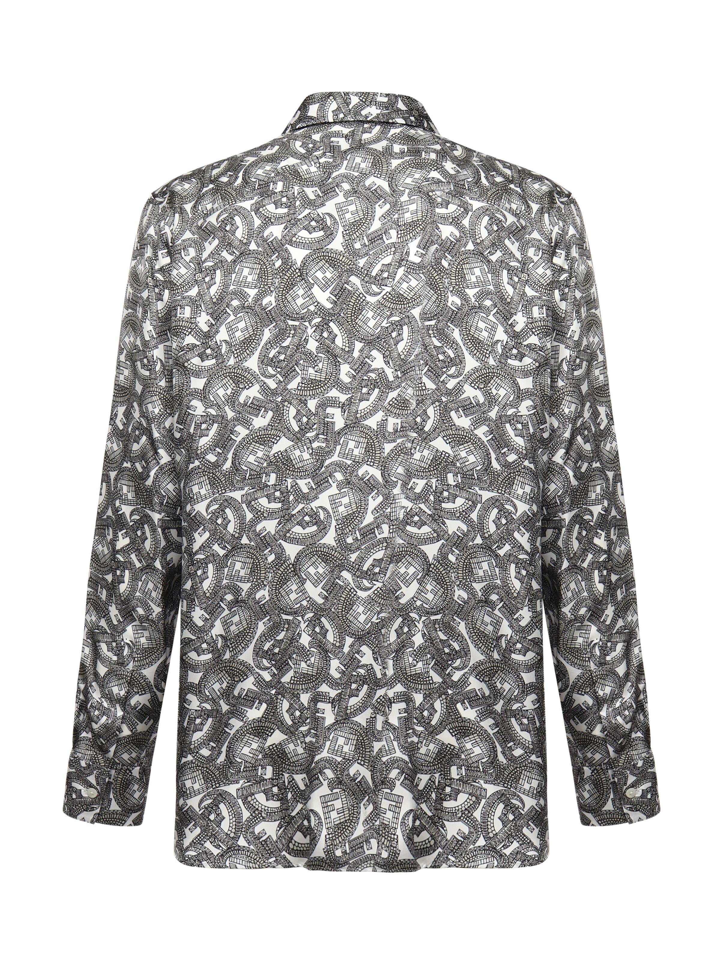 Camicia Diamond in seta FS1038 ASETF1P39 FENDI 
