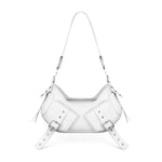 Borsa a spalla Y2K.001 FBBP70001 -BIANCO/NIKEL BIASIA 