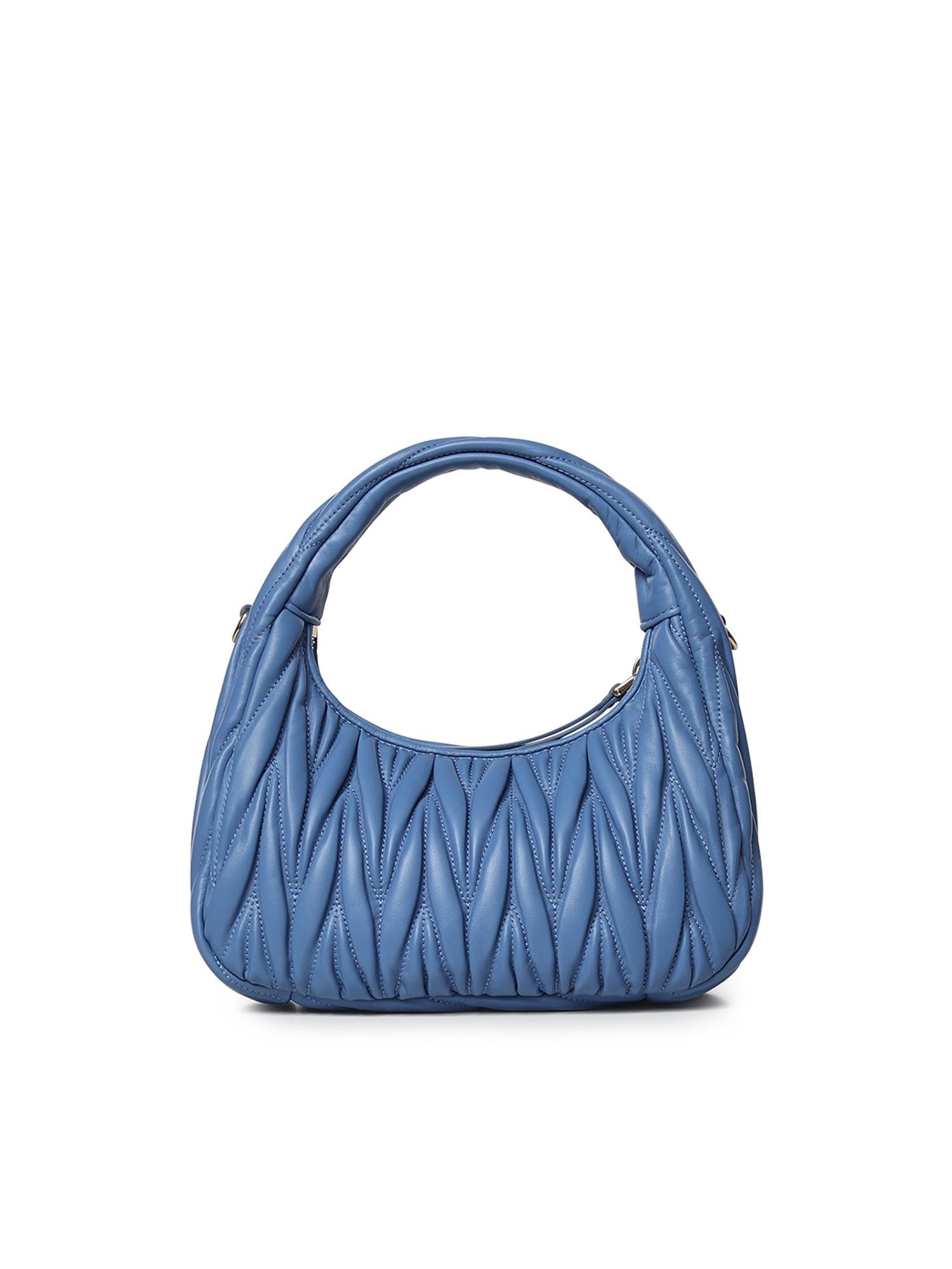 Borsa hobo Wander in nappa matelassé 5BC125 AN88F0V98 MIU MIU 