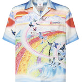Camicia in seta con stampa MPF25SH00302  CASABLANCA 