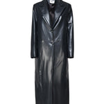 Long coat in ecopelle MMD4157 GRIGIO MARIUCCIA Milano 