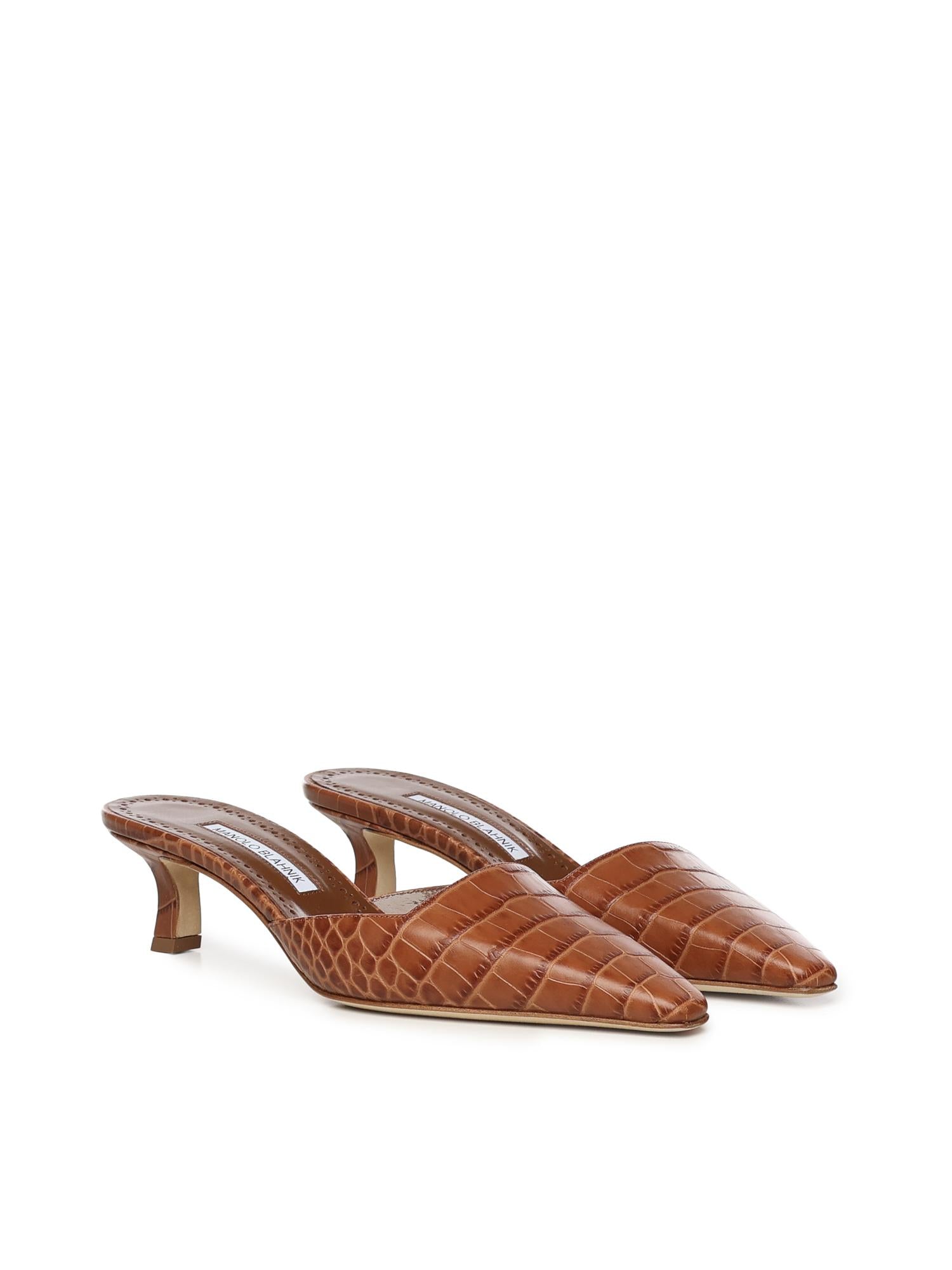 Mules Moiramu in pelle 3253060 2105 MANOLO BLAHNIK 