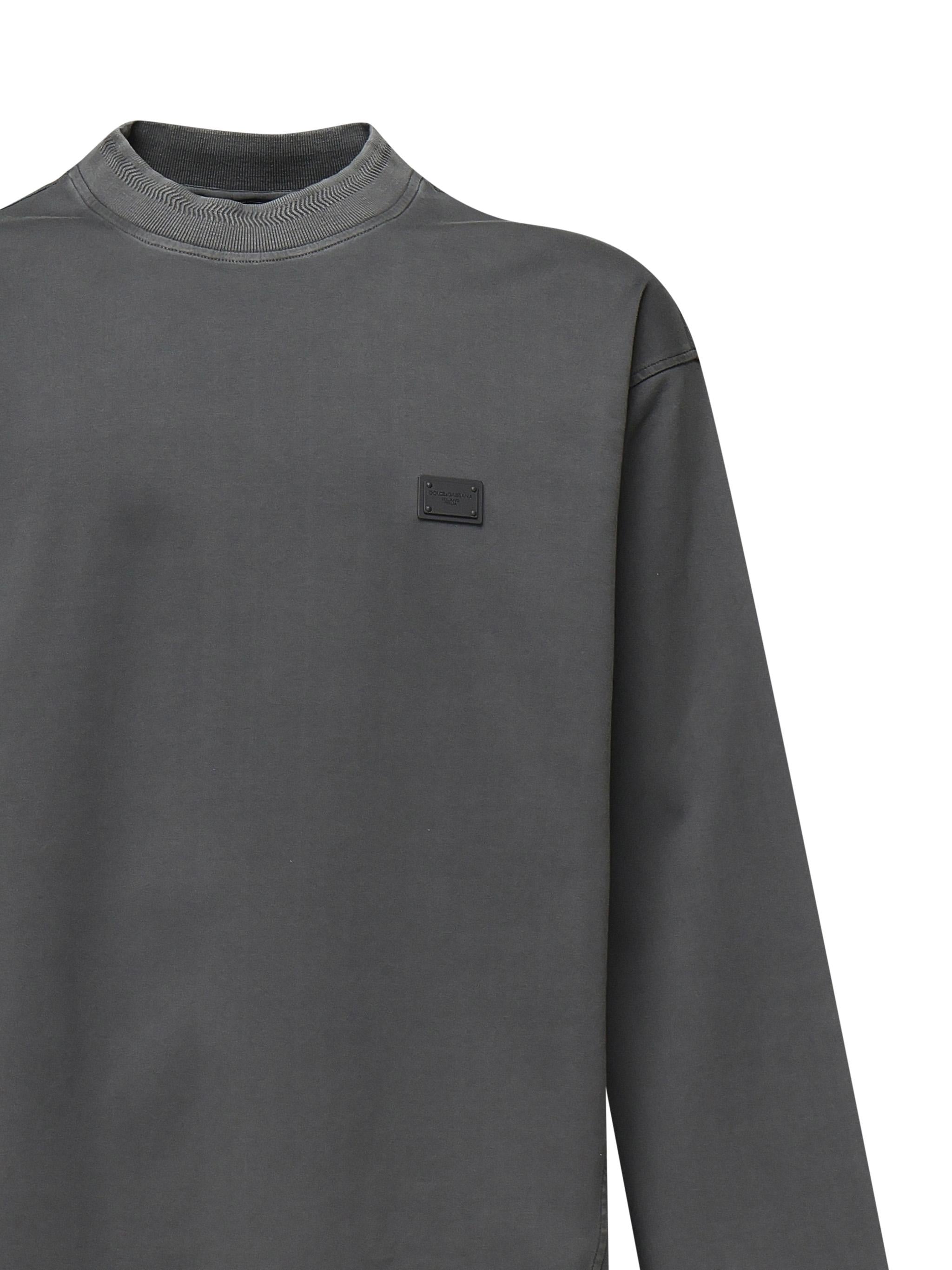 Felpa in cotone con logo G9BLST G7N7GN0352 DOLCE & GABBANA 