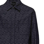 Giacca in denim FF Jacquard FW1321 AUX4F0BUZ FENDI 
