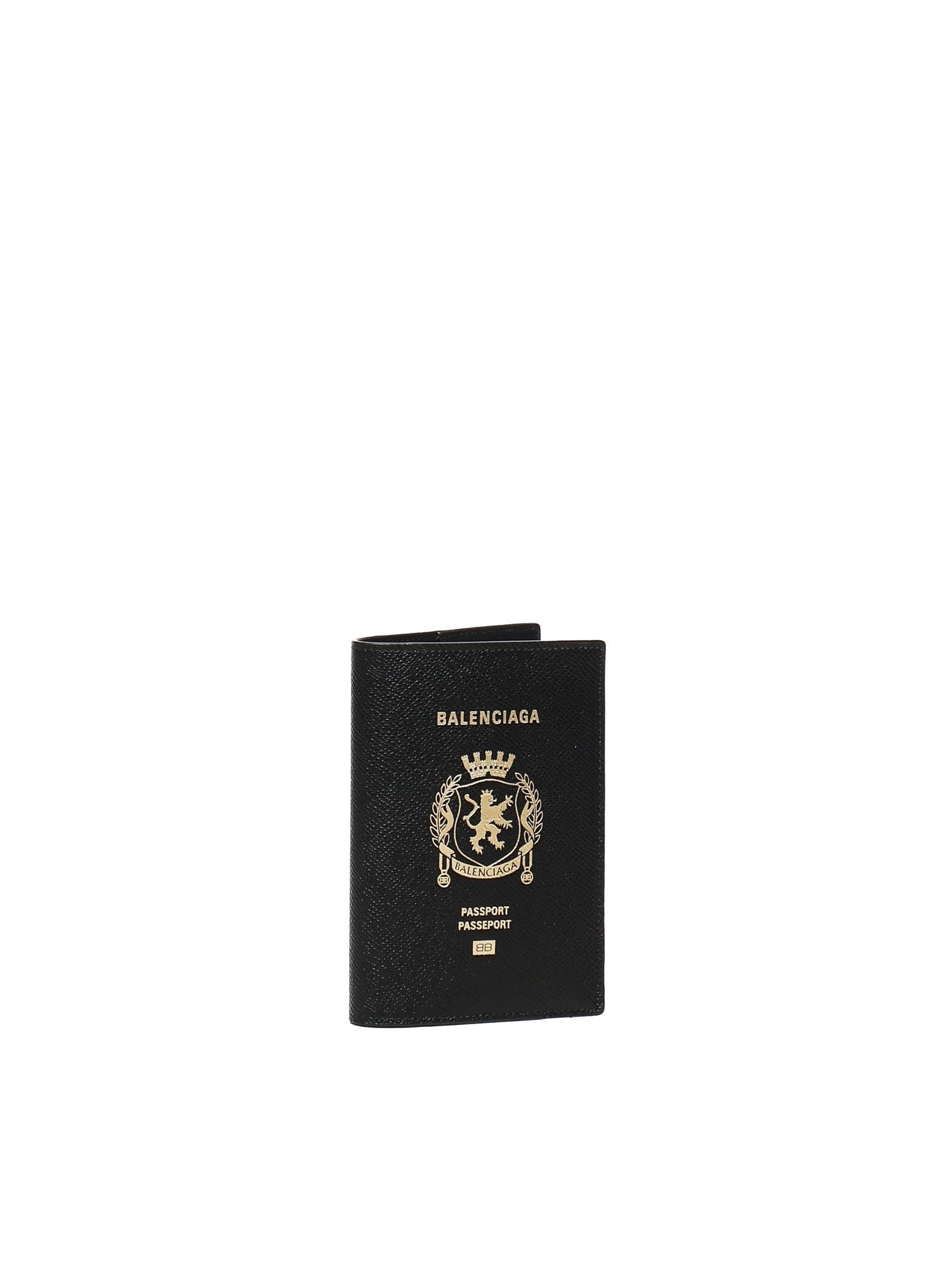 Custodia Passport in pelle 787742 2AA3R1000 BALENCIAGA 