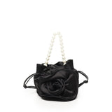 Borsa Magda Pearl in raso 7047230000 BLACK MAGDA BUTRYM 