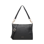 Borsa a spalla con logo BIBP9FA01 NERO BIASIA 