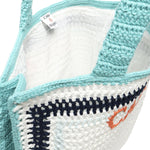 Tote bag Atlantis in crochet AS25BAG132 01 CASABLANCA 