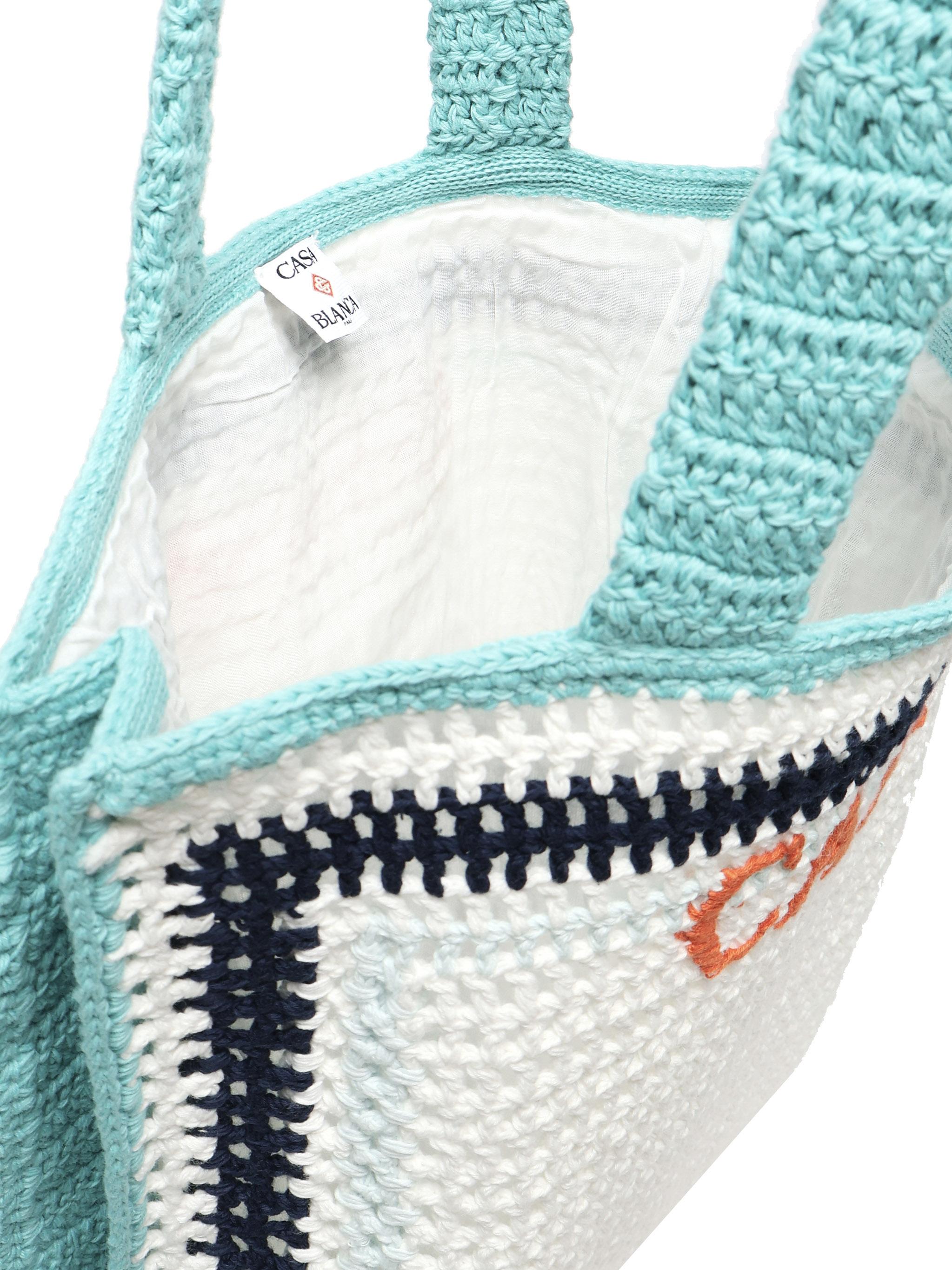 Tote bag Atlantis in crochet AS25BAG132 01 CASABLANCA 
