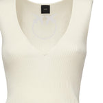 Top smanicato costine misto seta<BR/> 104808 A1KWZ05 PINKO 