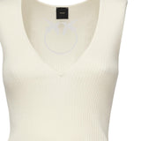 Top smanicato costine misto seta<BR/> 104808 A1KWZ05 PINKO 