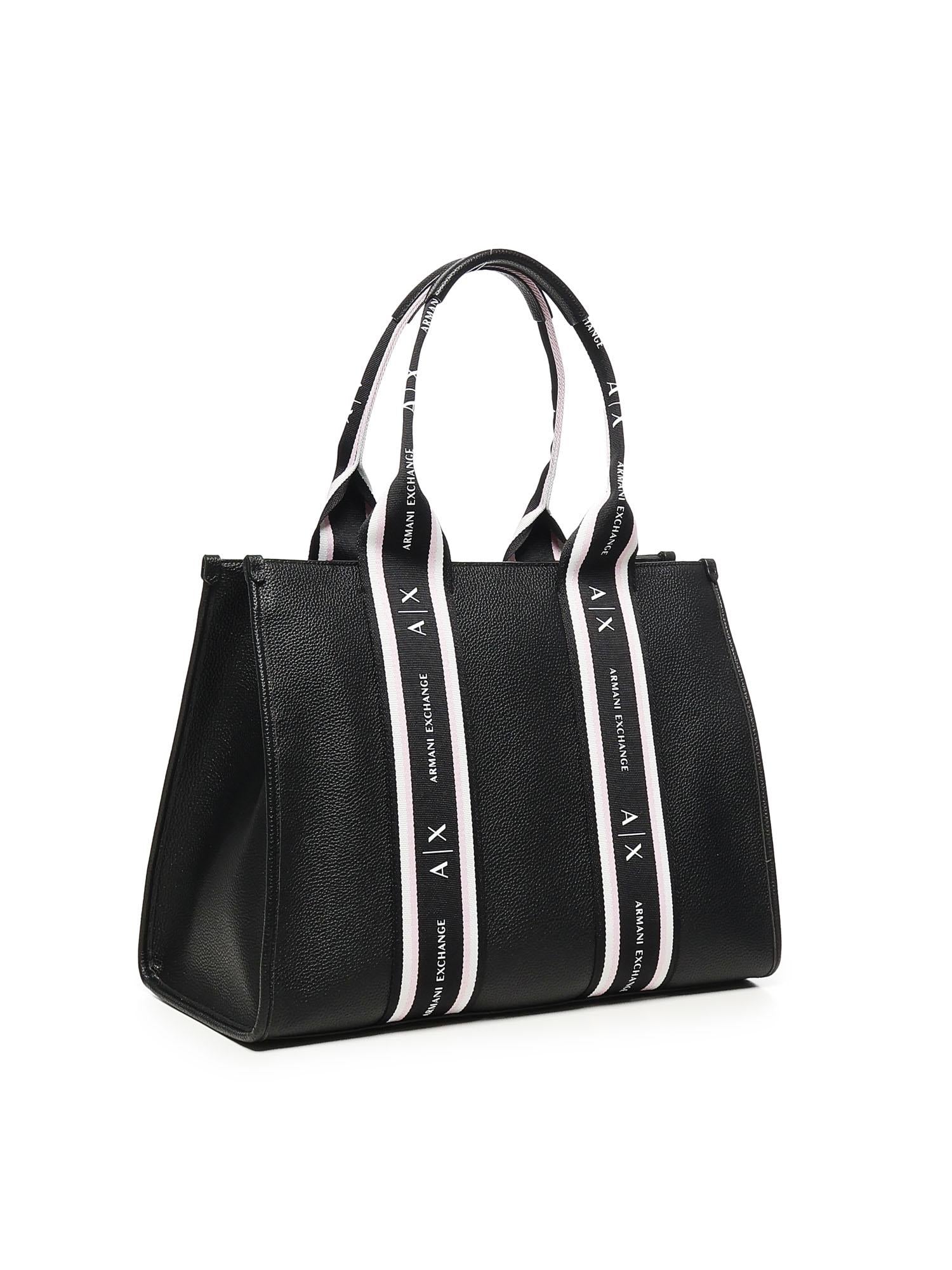 Tote bag con bande a contrasto XW000934 AF13685MC056 ARMANI EXCHANGE 