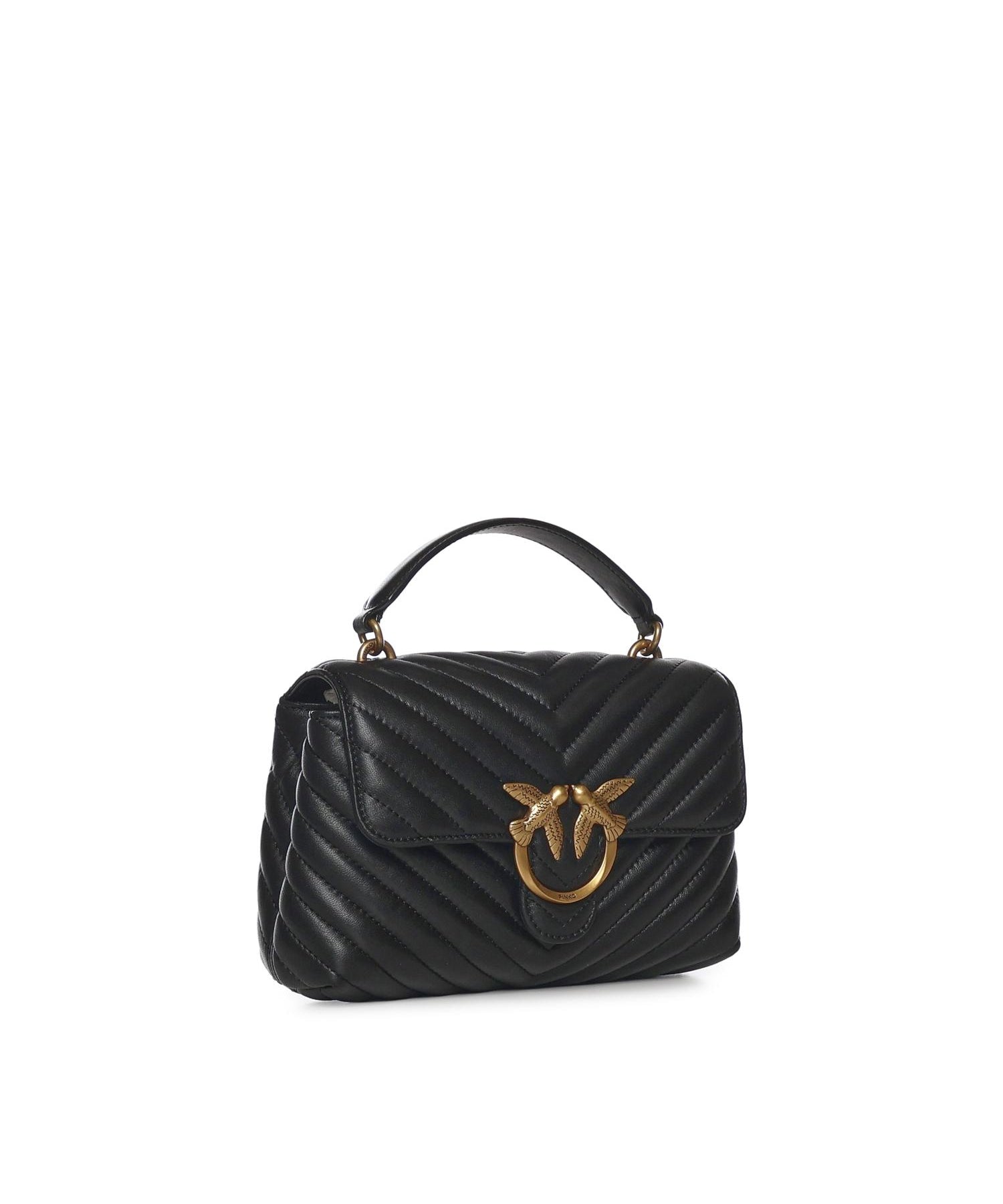 Borsa piccola a mano Lady Love Bag Puff Chevron 100044 A0GKZ99Q PINKO 