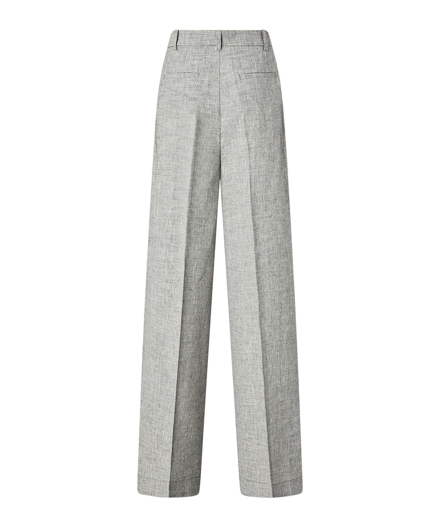 Pantaloni fiammati con piega stirata 106918 A3ASZZ2 PINKO 